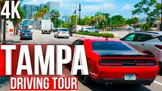 ️Tampa, Florida Driving Tour through Downtown, Bayshore | 4K Road Trip