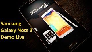 Samsung Galaxy Note 3 Live Demo Unit и Tempered Glass for Galaxy Note 3 с eBay Германия