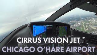 Cirrus Vision Jet Departing Chicago O'Hare Airport (KORD)