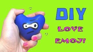 DIY СЕРДЕЧКО ЭМОДЖИ АНТИСТРЕСС МЯЧИК / DIY HEART EMOJI STRESS BALL