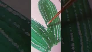 PAINTING A CACTUS #art