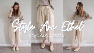 SEWING VLOG | Style Arc Ethel Pants Sewalong & Review