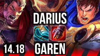 DARIUS vs GAREN (TOP) | 9/0/0, 7 solo kills, Legendary, 900+ games | BR Grandmaster | 14.18