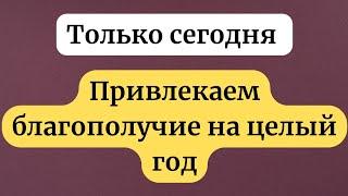 Только сегодня - Привлекаем благополучие на целый год.