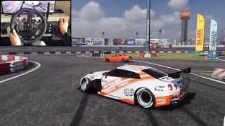 NISSAN GTR CarX Drift Racing Online - Logitech g29 gameplay