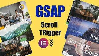 GSAP Scroll Trigger Animation Elementor in Hindi | Showcase Section Tutorial