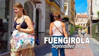 Fuengirola Spain Town Walk Malaga Costa del Sol September 2024 [4K]