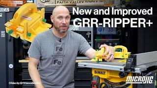 NEW and IMPROVED GRR RIPPER+ - The best Pushblock on the market! (Video by @731Woodworks )