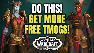 Do These Achievements And Get FREE Cosmetic Sets & Transmogs! WoW The War Within | 11.0