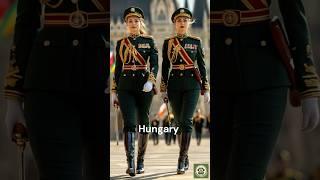 Military Parade Women Uniform#shorts