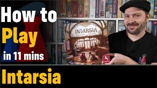 How to play Intarsia - Full teach + Visuals - Peaky Boardgamer