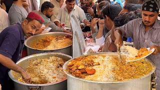 AL-REHMAN BIRYANI KHARADAR, KARACHI | ROADSIDE FAMOUS MASALA BIRYANI | STREET FOOD CHICKEN BIRYANI