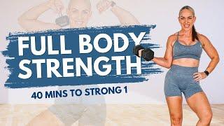 Strength Training At Home for Women Over 40 | 40 Minutes to Strong 1