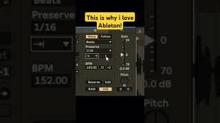This is the reason I love Ableton!  #ableton #abletontips #musicproduction #abletonlive