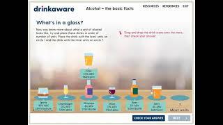 Drinkaware E-learning demo