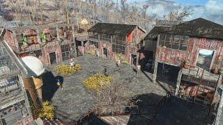 Fallout 4 - TENPINES BLUFF 2.0 - Settlement build tour - NO MODS