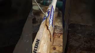 How to repair cricket bat |  With Strong material  #bat #cricket #repair #shorts #youtubeshorts