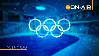 ON-AIR GRAPHICS | OLYMPICS VIRTUAL STUDIO | UNREAL ENGINE Virtual production