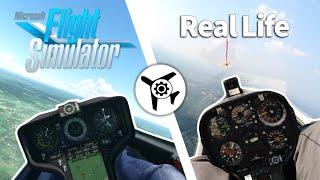 Comparing Microsoft Flight Simulator to Real Life (Gliders)