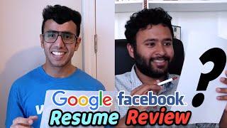 Brutal Resume Review by Ex-Google, Ex-Facebook Software Engineer