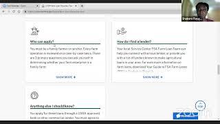 Tutorial on Navigating Farmers.gov