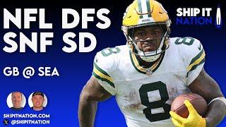 NFL Week 15 SNF Showdown | Packers @ Seahawks | DraftKings DFS Picks, Plays & Process