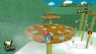 Mario Kart Wii Dragon Road - 50cc Mushroom Cup