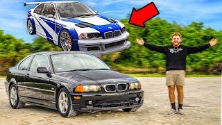 I Turned a $1,000 BMW into the Iconic Need For Speed M3 GTR!!