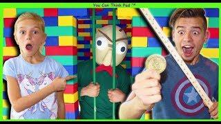 Baldi’s Ruler Has POWERS! | Baldi Goes To JAIL in Giant LEGO FORT!