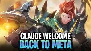 Claude Buffed!? All pros are going to use him again! | Mobile Legends