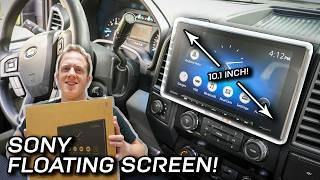 Ultra Adjustable and HUGE! Sony’s 10.1” Floating Screen Head Unit - XAV-AX8500