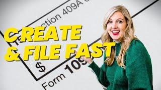 The easiest & FASTEST way to file your 1099s for 2024