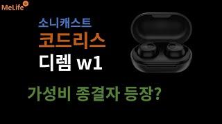 소니캐스트 디렘 w1 코드리스 이어폰 리뷰