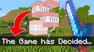 Minecraft Manhunt, But The Game Decides...