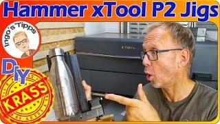 xTool P2 CO2 Laser: Elevation & Rotary Setup – Safety with the Fire Protection Kit! | IngosTipps