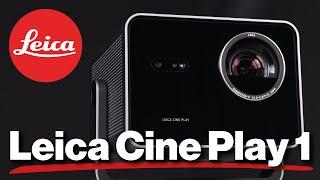 News from Leica! The Leica Cine Play 1 is a compact mini laser projector for indoor and outdoor use