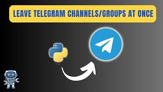 how to leave all telegram channels/groups at once