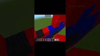 Spider-man || pixel art || in minecraft #minecraftshort #short #viral #minecraft #spiderman