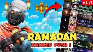 RAMADAN  | CS RANKED PUSH  bronze to grandmaster  #freefire #ff #livestream #live