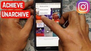 How to Archive/Unarchive Instagram Posts (Android)