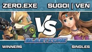 PSG Blastzone: Zero.exe (Fox) vs  vs Sugoi | Ven (Zelda) - Winners Round 3