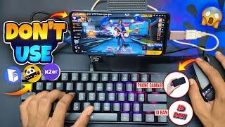 GG Mouse Pro ID Ban  | Don't Use Keyboard and Mouse in Mobile ? | Your Free Fire Account Can Ban 