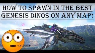 ARK Survival Evolved how to spawn in Genesis dinos PS4*