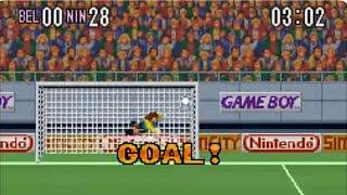 Super Soccer SNES Best goals of Nintendo team