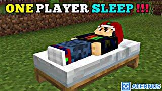 One Player Sleep Addon For Minecraft Aternos Server