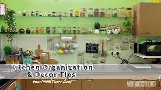 Kitchen Organization/Kitchen Decor Tips | Functional Kitchen Decoration Ideas | Anu HomeBook