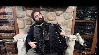 NEW All Black Black Serenellini Imperator Professional Piano Accordion LMMH 41 120 $8999