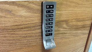 How to install a digilock lock on your cabinet system