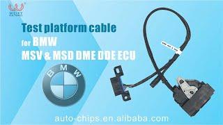 How to use our BMW MSV & MSD test platform cable read BMW DME ISN via OBD