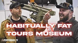 Fat Electrician and HLC Learn About WWII Artillery | PepperboxTV Exclusive Clips